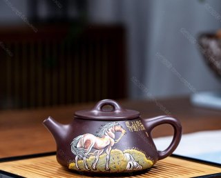 精工作品推薦！品名：馬到成功，泥料：原礦